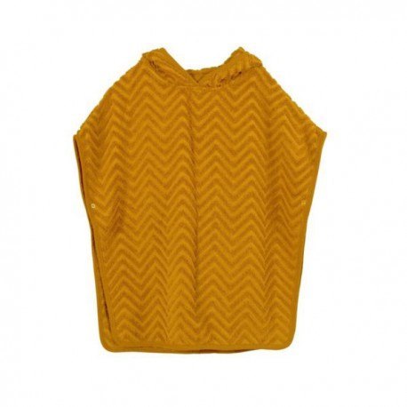 Filibabba poncho zigzag golden mustard FILIBABBA